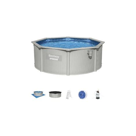 Bestway 56574 Piscine Hydrium cm 360x120 h ronde avec cadre de pompe e ...