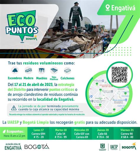 Uaesp On Twitter Ag Ndate Esta Semana Los Ecopuntos Estar N En