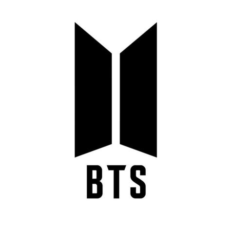bts  logo pop stickers custom logo design bts