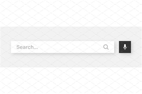 Search Bar Template Internet Graphic Objects Creative Market