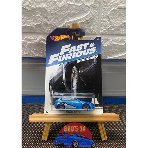 Hot Wheels Subaru WRX STi BLUE Fast Furious 7 2017 Released Shopee Malaysia