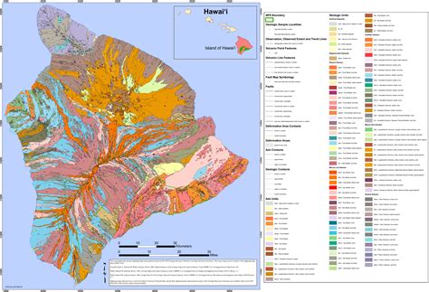 Hawaii Volcanoes Maps | NPMaps.com - just free maps, period.
