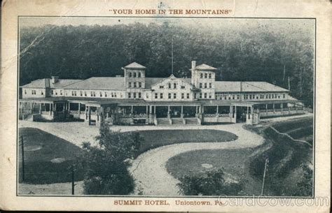 Summit Hotel Uniontown, PA Postcard