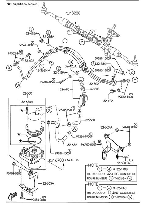 2010 Mazda Mazda 3 Power Steering Pump PUMP ASSEMBLY PUMP