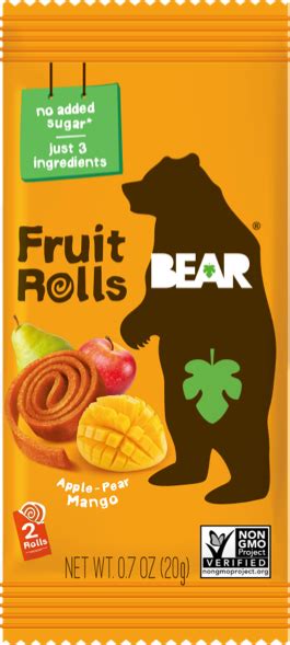 Fruit Rolls Bearsnacks Usa