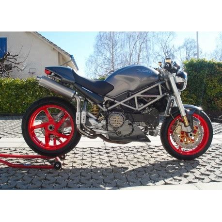 Auspuff Spark Rund High Mounting Ducati Monster S R S Rs