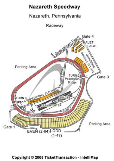 Nazareth Speedway Tickets and Nazareth Speedway Seating Chart - Buy ...