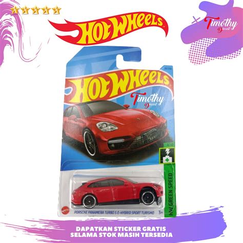 Jual Hot Wheels EROR ERROR Porsche Panamera Turbo S E Merah Base Rivet Shopee Indonesia