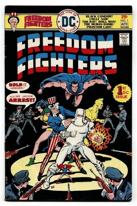 Freedom Fighters First Issue Comic Book Dc Comic Books