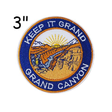 Grand Canyon National Park Patch Embroidered Iron On Applique For