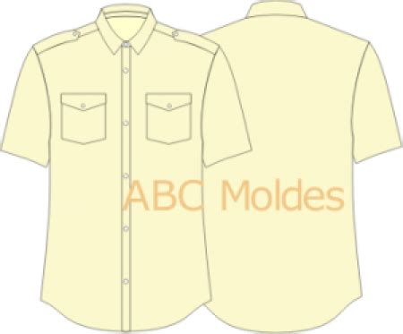 Ref Molde Camisa Masculina Manga Longa Abcmoldes Moldes Para