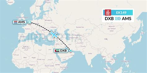 EK149 Flight Status Emirates Dubai To Amsterdam UAE149