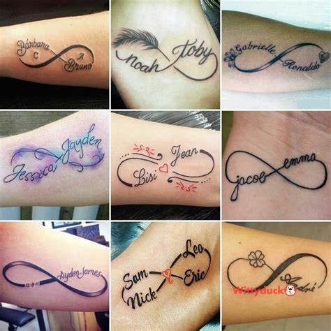 Create Infinity Tattoo With Names