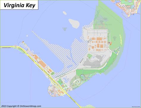 Virginia Key Map | Florida, U.S. | Detailed Maps of Virginia Key