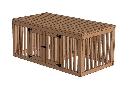 Extra Large Double Dog Kennel Plans & Assembly Instructions Comes With ...