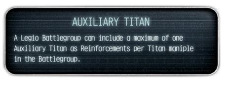 Warmaster Titan Rules Revealed for Adeptus Titanicus!