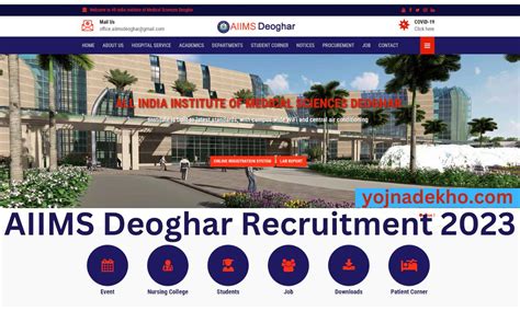 Aiims Deoghar Recruitment Yojna Dekho