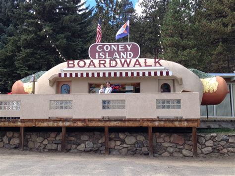 Coney Island Hot Dog Stand – Bailey, Colorado - Atlas Obscura