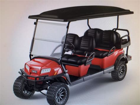 2023 Club Car Onward 6 Passenger Lifted Gas Golf Cart Prestige Golf Cars