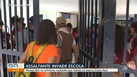 Alunos São Assaltados Dentro De Colégio Em Salvador Secretaria Nega