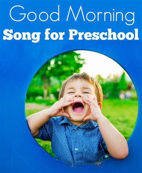 good morning song  preschool lyrics video  time  flash