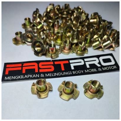 Jual Tee Nut M6 Mur Cakar M6 Mur Tanam Kayu T Nut Mur Furniture