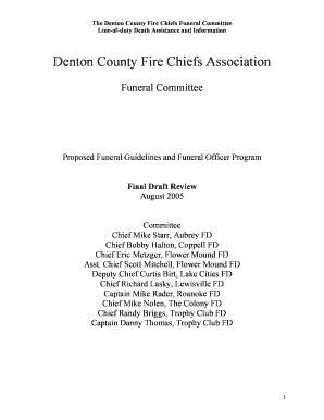 Fillable Online Theheroesofdentoncounty Denton County Fire Chiefs