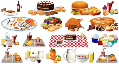 Food Clipart Images - Free Download on Freepik