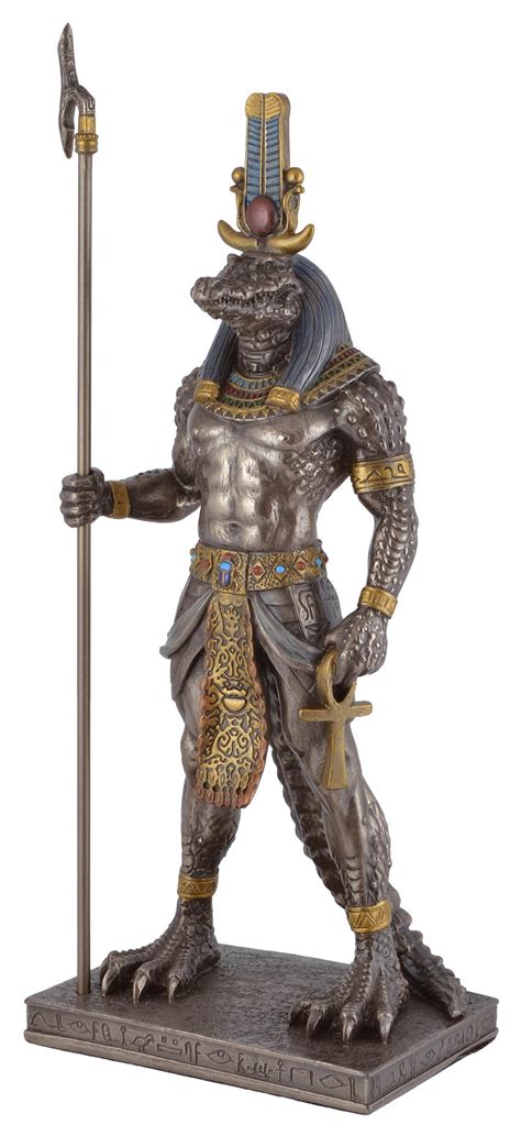 Sobek Egyptian God Of The Nile Bronze Figurine Bronze Gifts