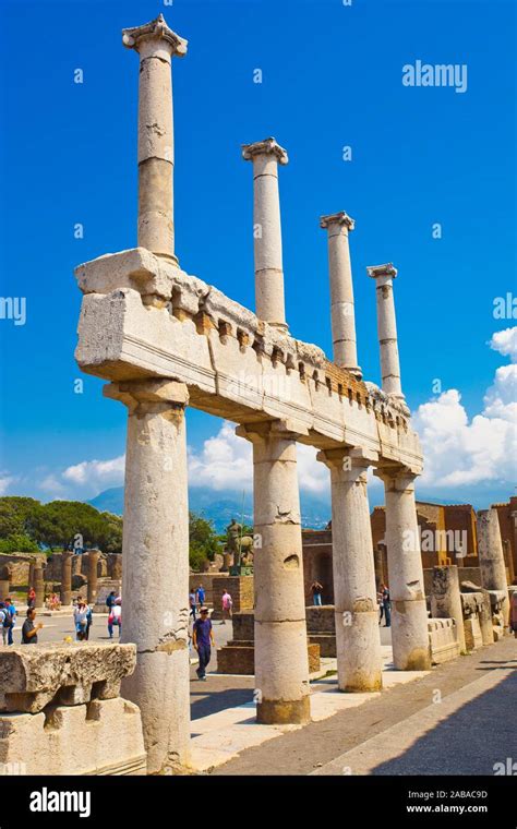 Il Forum Gli Scavi Di Pompei Fu Antica Citt Romana Distrutta Da