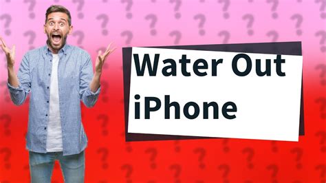 How Do You Get Water Out Of Iphone Speakers Youtube