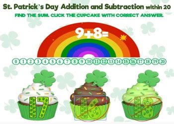 St Patrick S Day Addition And Subtraction Within By Kk Tpt