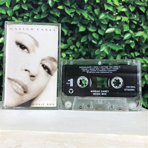 Mariah Carey Music Box Cassette tape. Featuring... - Depop