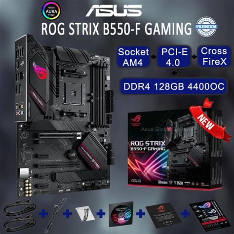 Asus Amd B550 搭載 Am4 対応 マザーボード Rog Strix B550 F Gaming Wi Fi Atx