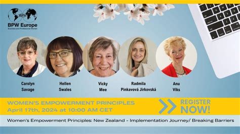 Bpw Europe On Linkedin Womens Empowerment Principles Webinar New