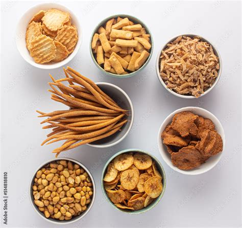 A Selection On Nigerian Local Snacks Kokoro Kuli Kuli Chin Chin