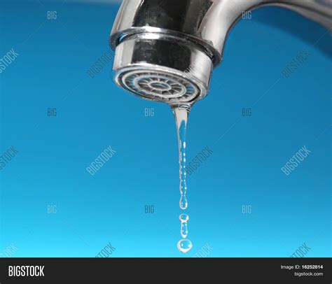 Faucet Water Drops Image And Photo Free Trial Bigstock