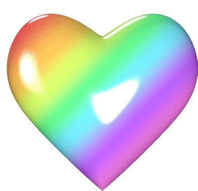 Heart Spinning Sticker Heart Spinning Rainbow Heart Discover And