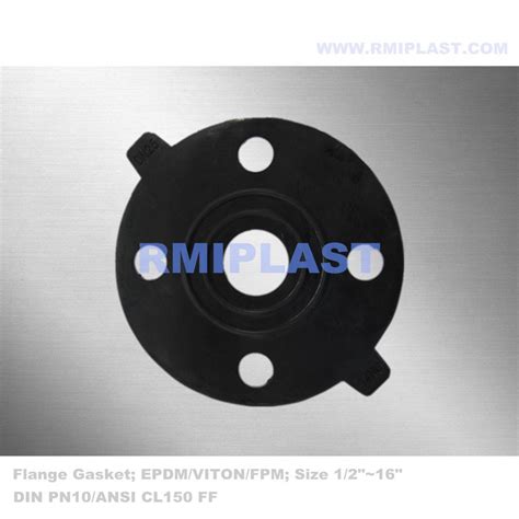 Rubber Gasket With Epdm Fkm Fpm Nbr Flange Sealing Flanged Seal Plastic