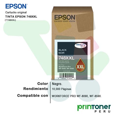 Bolsa De Tinta Epson T94212a R04X Negro C5210 C5290 C5790 Prin