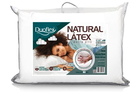 NATURAL LÁTEX EXTRA ALTO Travesseiro Natural Látex Duoflex