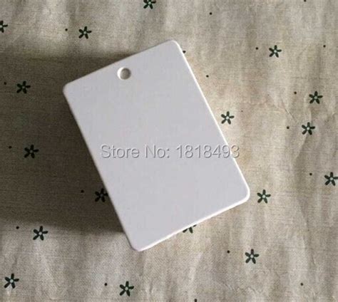 Tiquettes En Papier Blanc Gsm Impression Pi Ces Par Lot