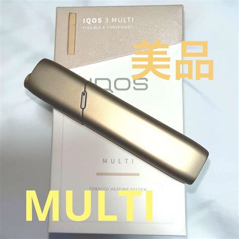 アイコスiqos 3 マルチ Multi ゴールド メルカリ