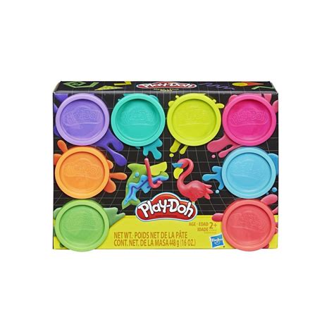 Hasbro Play Doh Neon With 8 Non Toxic Colours E5044 E5063 Toys Shopgr