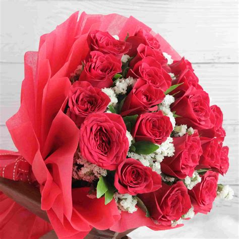 Red Roses Hand Bouquet - Ovenfresh