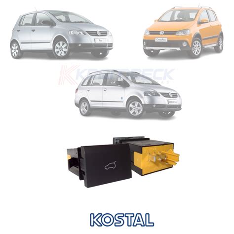 Interruptor Abertura Porta Mala Volkswagen Fox Crossfox Spacefox