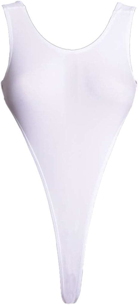 Linvme Sexy Hot Hoch Geschlitzte One Piece G String Badeanzug Amazon De Bekleidung