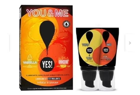 Pack Lubricante Yes You Me Hot Ml Vanilla Ml Cuotas sin interés