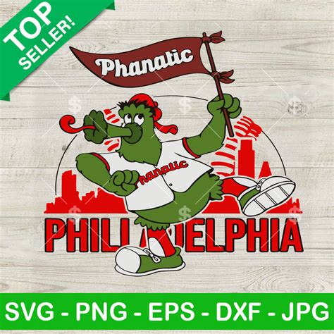 Philadelphia Phillies Phanatic Mascot Svg Phillies Phanatic Svg