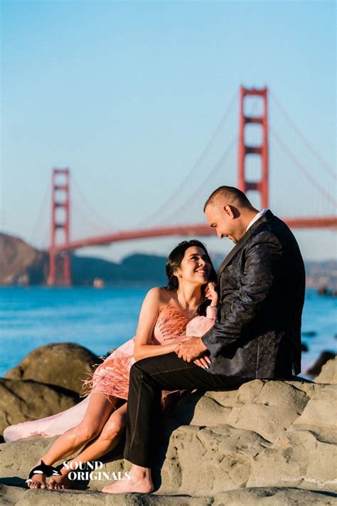 San Francisco Baker Beach Engagement Yvonne Armand Sound